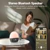 MOMILLA Sunrise Alarm Clock with Bluetooth Speaker, White Noise Sound Machine for Sleep, Clocks for Heavy Sleepers Bedrooms for Kids Adults, Wake up Light Night Lights Sunset Lamp view 4