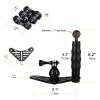OrcaTorch H02 Underwater Camera Tray Kit for gopro, Universal Waterproof Camera housing Handheld Grip Video Stabilizer Holder, for Underwater Photography view 3
