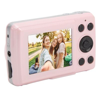 16MP Compact Digital Camera, HD Video Recorder 1080P, 16X Zoom, Stabilization, 2.4 Screen with Moments for Travel, Selfies, Growth ()