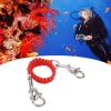 VGEBY Diving Camera Lanyard 316 Stainless Steel, 360 Flexible Rotation, for Dive (Red) view 2