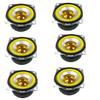 6PCS 4Ohm 5W Full Range Audio Speaker Bass Stereo Woofer Loudspeaker Compatible with Arduino (Yellow) view 1