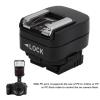 DirectNine Basics Hot Shoe Adapter, Hot Shoe Mount with PC Sync Connection Port TF334 Plastic Flash Hot Shoe Adapter for A73 Camera Flash Speedlite, Generichprot327c9 view 3