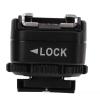 DirectNine Basics Hot Shoe Adapter, Hot Shoe Mount with PC Sync Connection Port TF334 Plastic Flash Hot Shoe Adapter for A73 Camera Flash Speedlite, Generichprot327c9 view 4