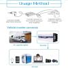5000W 6000W 7000W 8000W Pure Sine Wave Inverter 12v 24v 48v 60v DC to AC 110v/220v Converter with LCD Display USB Charge Port Outlets for Car RV Boat Road Travel Emergency Tools,5000W-12Vto110V ( view 2