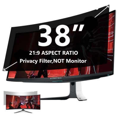 ACONETMAX 38 Inches Privacy Screen Filter for 21:9 Ultrawide Curved Monitor | Computer Privacy Shield | Anti Glare | Anti Blue Light Protector