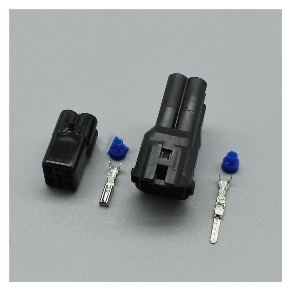 ROBAUN 1-20Sets Waterproof 4 Pin/Way Connector HM 090 Wire Connector Male Female Connector 6180-4181 6187-4441(Male Female Black,20Sets)