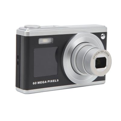 GOWENIC Digital Camera, 2.88 inch Screen, 60MP Photos, 4K Video, 10X Optical Zoom, 6X Digital Zoom, Built in Filters, Rechargeable Battery, for Students, Teens (Black)