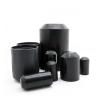 Diameter 8~65mm 2:1 Heat Shrink End Seal Cap Adhesive Glue Lined PE Insulated 35KV Wrap Wire Protect Cover Bottom Cable Sleeve(Black,8 x 25 (Dia x L)) view 1