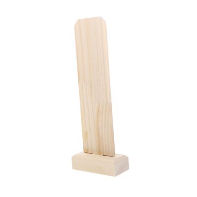 Gogogmee Elegant Wooden Tablet Stand Memorial Plate for Temple Worship Perfect for Props