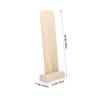 Gogogmee Elegant Wooden Tablet Stand Memorial Plate for Temple Worship Perfect for Props view 2