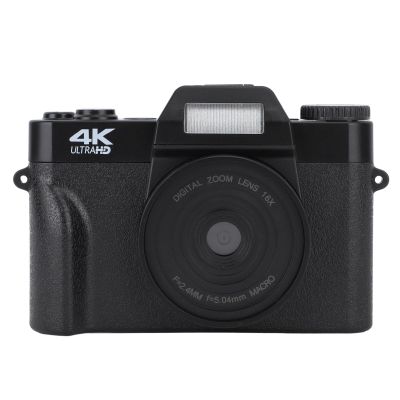 4K Digital Camera, 48MP Vlogging Camera with 3.0 Inch Screen, 16x Digital Zoom, Support Micro Memory Card, for Photography, Vlogging, Online Teaching