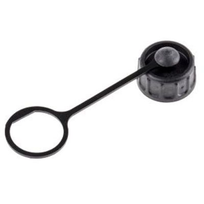 USB Dust Cover Male D-Cut IP67 Plastic Silicone Sealing Pad Black, Pack of 1, MFR: 1257925