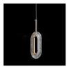 DXYC Creative Oval Modern Bed Chandeliers, 12W Variable Light LED Pendant Light, Height Adjustable Ceiling Decor Chandelier Fixtures for Dining Room, Bar, Kitchen Island(White Light) view 1