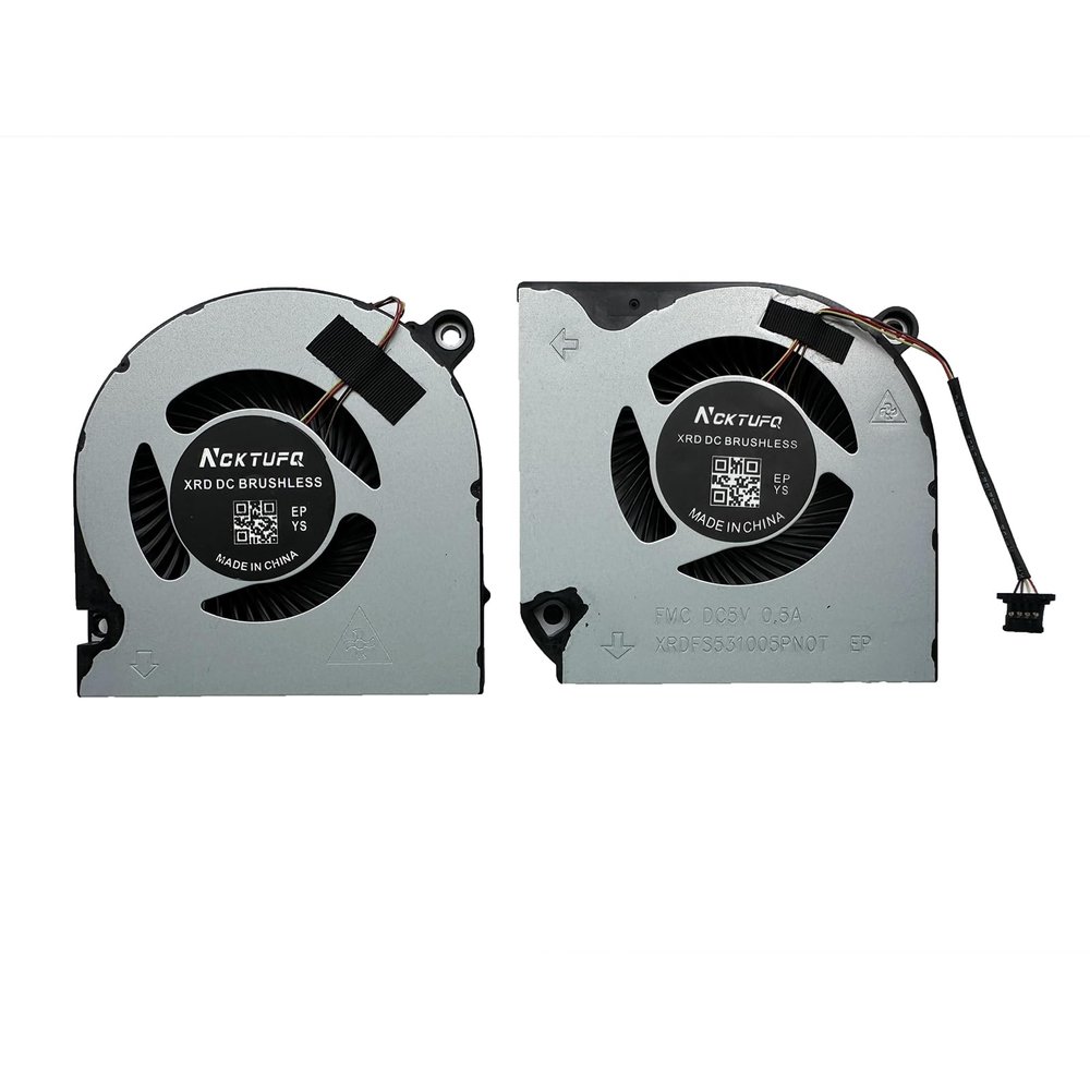 Siakoocty Replacement New CPU+GPU Cooling Fan for Acer Nitro 5 Gaming Laptop AN515-54-5812 AN515-54-728C AN515-54 AN515-43 N18C3 Aspire 7 A715-41G A715-42G A715-74G A715-75G Series FL78 FL1K 5V Fan
