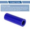X AUTOHAUX 1 Pcs 16mm 0.63" ID 76mm 2.99" Length 0 Degree Blue Car Silicone Hose Coolant Hose Universal view 4