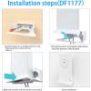 Asixxsix Wall Mount for V2 Mesh W iFi Router, ABS Plastic Cable Management Router Holder with Installation Screws, Router Bracket, Wall Mount Router Holder, Asixxsix5dwo2efpr7 view 4