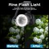 DirectNine Basics LED Macro Flash Light, LCD Display, 48 LEDs, 4 Modes, 7 Levels Brightness, 9 Adapter Rings, Blue and Orange Diffusers, for DSLR Cameras, Genericthqmbgc0a9 view 2
