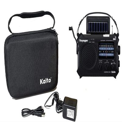 Kaito Voyager KA500 Bundle with AC Adapter and Carrying Case