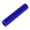 X AUTOHAUX 1 Pcs 10mm 0.39" ID 100mm 3.94" Length 0 Degree Blue Car Silicone Hose Coolant Hose Universal view 1