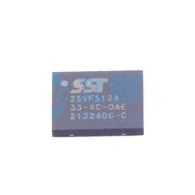 DirectNine Basics 1 Pcs NOR Flash SST25VF512A-33-4C-QAE-T WSON-8-EP(5x6) SST25VF512A-33-4C-QAE-T