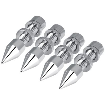 4 Pcs Speaker Spike Isolation Spikes Stand Foot HiFi Speaker Shockproof Cone Base Pads speaker stand spikes speaker spikes m8 Spikes speaker stand spikes speaker spikes m8 Spikes