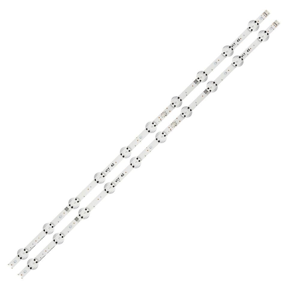 1Set TV LED Backlight Strips Fit for LG 43UJ670V 43LG65CJ 43LJ552V 43LJ617V 43LJ622V