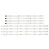 1Set TV LED Backlight Strips Fit for Samsung UE43KU6000W UE43KU6050K UE43KU6070U view 1