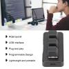 nikusaz RGB Backlit 3 Key Keypad USB Interface Mini Mechanical Programmable Macro Pad for Computer Black (Black) view 3