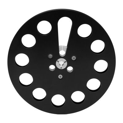 7x1/4 Inch Takeup Reel, Universal 11 Wind Holes Empty Tape Reel with Effcient Performance, Empty Tape Reel for Recording Erasing Rerecording (Gray)