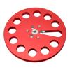 7x1/4 Inch Takeup Reel, Universal 11 Wind Holes Empty Tape Reel with Effcient Performance, Empty Tape Reel for Recording Erasing Rerecording (Red) view 1