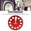7x1/4 Inch Takeup Reel, Universal 11 Wind Holes Empty Tape Reel with Effcient Performance, Empty Tape Reel for Recording Erasing Rerecording (Red) view 2