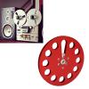 7x1/4 Inch Takeup Reel, Universal 11 Wind Holes Empty Tape Reel with Effcient Performance, Empty Tape Reel for Recording Erasing Rerecording (Red) view 4