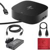 HP Docking Station for Laptop Dual Monitor and Charging - 5TW10AA / 5TW10UT / 5TW10AA#ABB USB-C G5 Dock with 120W AC Adap TER + HDMI Cable + DisplayPort Cable + Cleaning Cloth (Renewed)