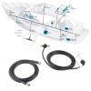 Brilluxa NMEA2000 Starter Kit, T Connector Power Cable, Waterproof Marine Cable, Compatible with Garmin, B&G, Lowrance, Simrad Networks, 3 Port Adapter, IP67 Rated view 4