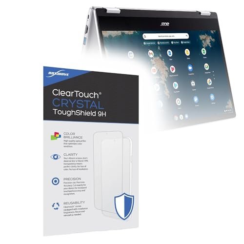 BoxWave Screen Protector Compatible with Acer Chromebook Spin 314 (CP314-1HN) - ClearTouch Crystal ToughShield 9H (2-Pack), Clear 9H Tough Flexible Film Screen Protector
