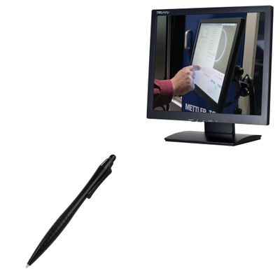 BoxWave Stylus Pen Compatible with TRU-Vu VMTR-17C - DirectTip Resistive Stylus, DirectTip Resistive Stylus - Jet Black