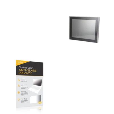 BoxWave Screen Protector Compatible with IVC Displays NP-508m Capacitive - ClearTouch Anti-Glare Privacy (2-Pack), Privacy Screen Protector Flexible Film Anti-Glare