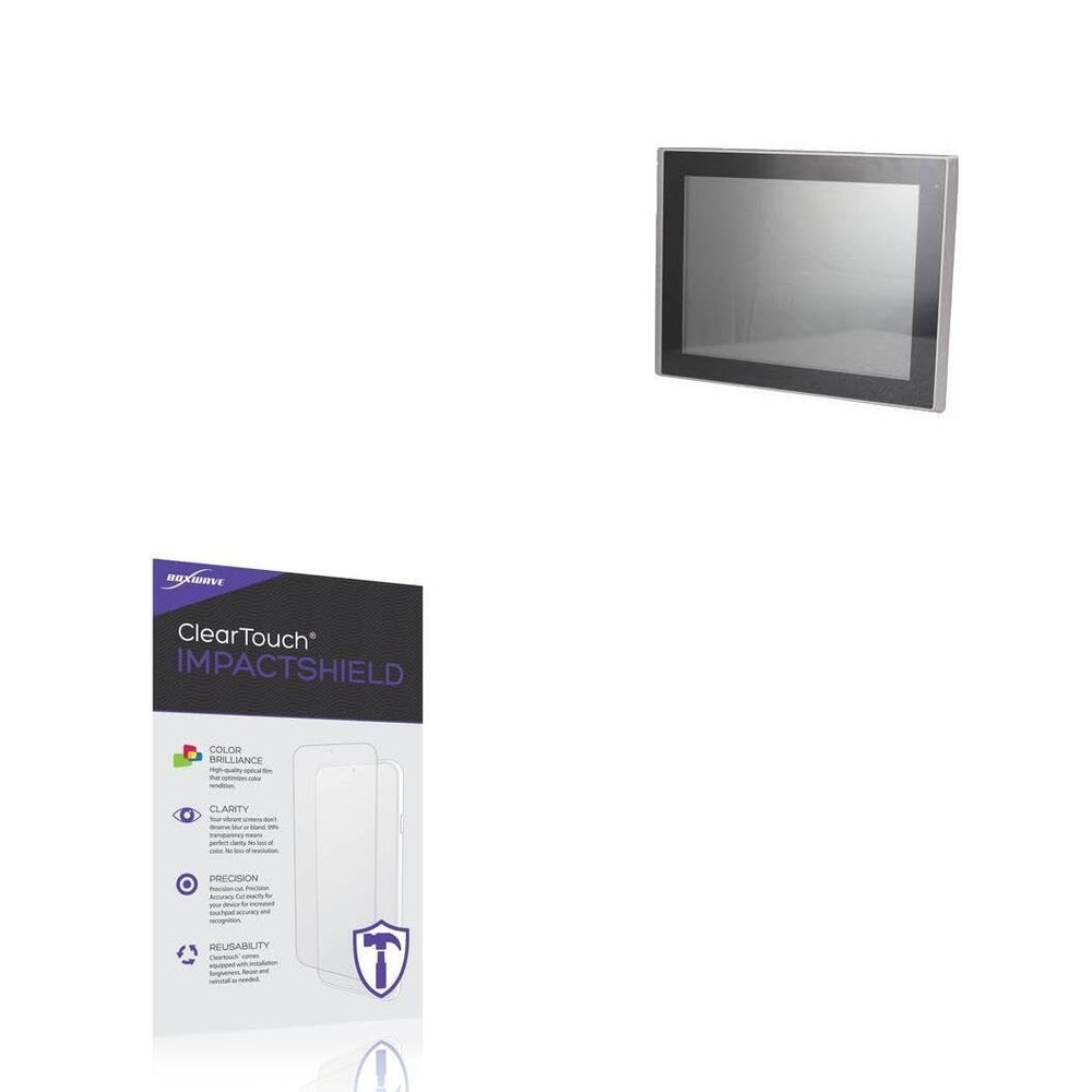 BoxWave Screen Protector Compatible with IVC Displays NP-507m Capacitive - ClearTouch ImpactShield (2-Pack), Impenetrable Screen Protector Flexible Film