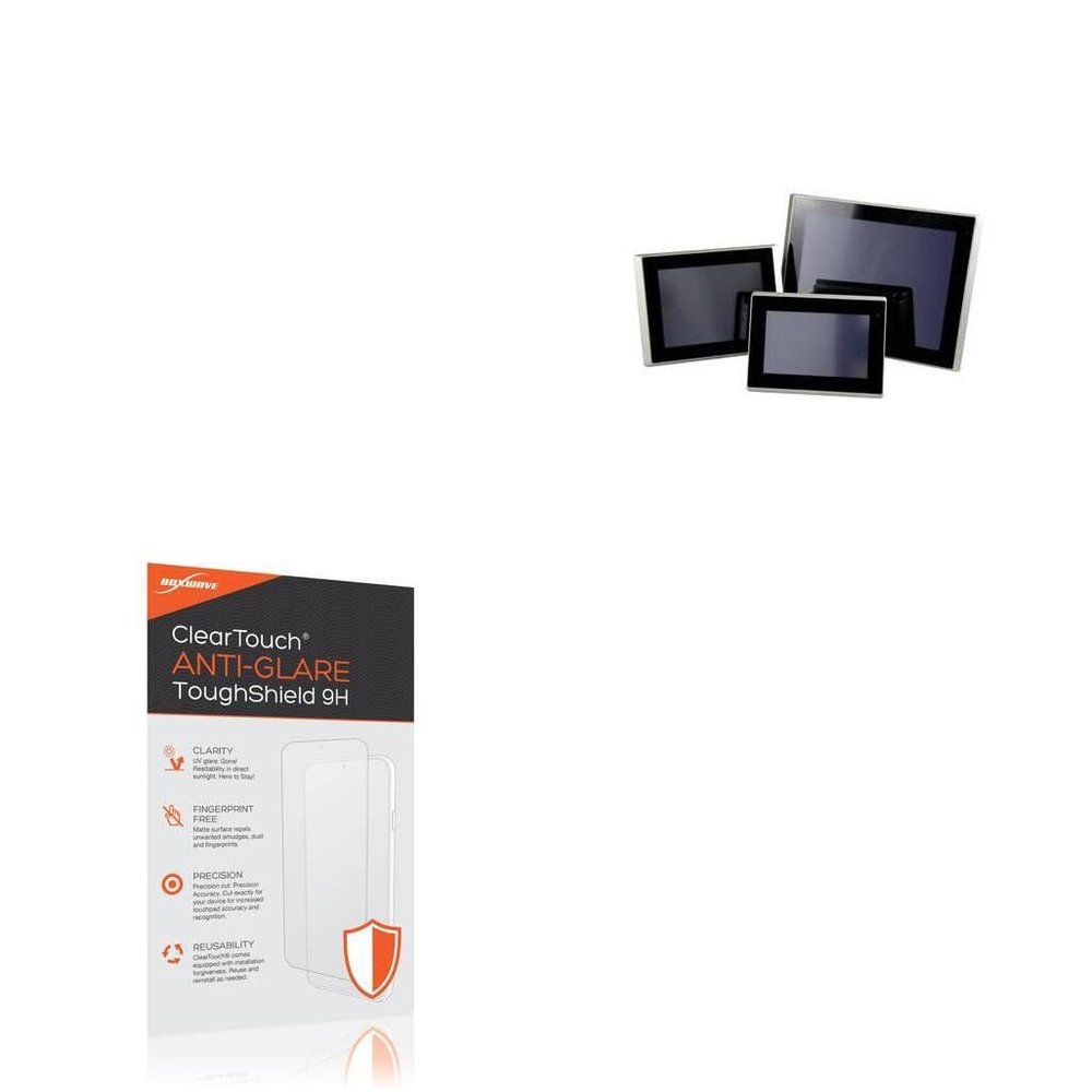 BoxWave Screen Protector Compatible with IVC Displays NP-607C - ClearTouch Anti-Glare ToughShield 9H (2-Pack), Anti-Glare 9H Tough Flexible Film Screen Protector