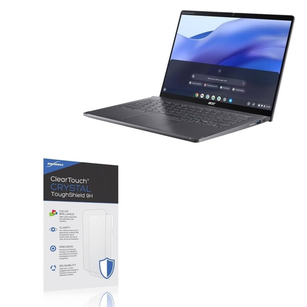 BoxWave Screen Protector Compatible with Acer Chromebook Spin 714 (CP714-1WN) - ClearTouch Crystal ToughShield 9H (2-Pack), Clear 9H Tough Flexible Film Screen Protector