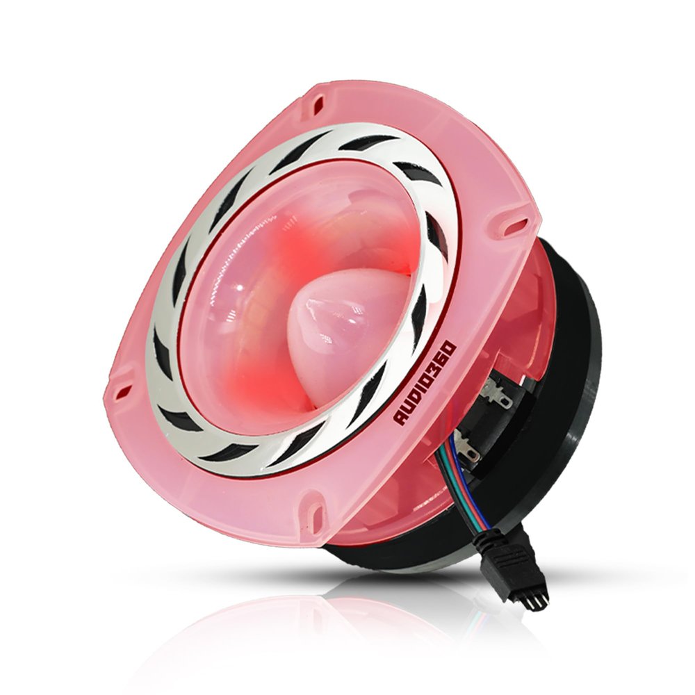 Audio360 AD43TW 4.72-Inch Full LED Super Tweeter Speaker, 4 Ohm, 2000W Max Power, 106dB Sensitivity, Phenolic Diaphragm, CCAW Voice Coil for Pro Marine Audio