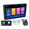 10 Inch Car Stereo Android with Wireless CarPlay Wireless Android Auto, Double Din 2.5D Touchscreen Car Stereo with FM Bluetooth Wi-Fi Audio Receiver view 1