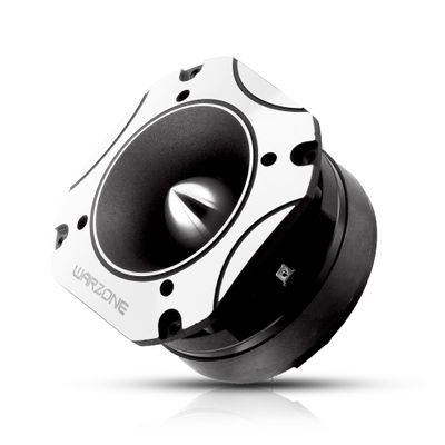 Warzone WZ60TW 4.02-Inch Super Tweeter Speaker, 4 Ohm, 1600W Max Power, 105dB Sensitivity, Titanium Diaphragm, CCAW Voice Coil for Pro Car Audio