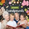 Happy Grandparents Day Backdrop for Photo School Event Retirement Love Grandma and Grandpa Party Decorations Grandparent's Day Family Gatherings Holiday Photography Wall Decor (10x6FT) view 3