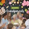 Happy Grandparents Day Backdrop for Photo School Event Retirement Love Grandma and Grandpa Party Decorations Grandparent's Day Family Gatherings Holiday Photography Wall Decor (10x6FT) view 4