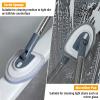 Sayene 4 in 1 Tile Shower Cleaner Brush, Long Handled Scrub Brush for Shower with Adjustable Long Handle Floor Scrub Brush for Cleaning Bathroom/Shower/Tub/Tile/Kitchen/Glass/Wall view 3