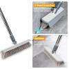 Sayene 4 in 1 Tile Shower Cleaner Brush, Long Handled Scrub Brush for Shower with Adjustable Long Handle Floor Scrub Brush for Cleaning Bathroom/Shower/Tub/Tile/Kitchen/Glass/Wall view 4