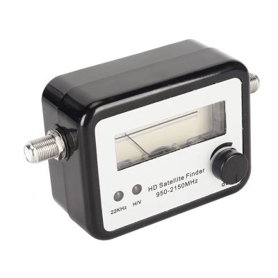 Mini Digital Satellite Finder, Strength Meter with LNB to REC Connector, 950-2150MHz Measurement Range, ABS Material, DC 13-18V Supply Voltage, for TV Antenna Locator