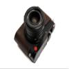 Q2 Camera Case, BMAOLLONGB Handmade Genuine Real Leather Half Camera Case Bag Cover for Leica Q2 Camera Bottom Opening Version + Hand Strap (Coffee) view 2