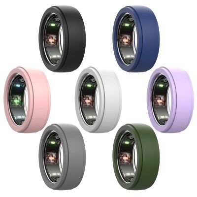 BOTOMALL 7 Pack Ring Cover Compatible for Oura Ring Gen 4/ Gen 3/Galaxy,Soft Thin Flexible Silicone Protector for Working Out Gym Men Women